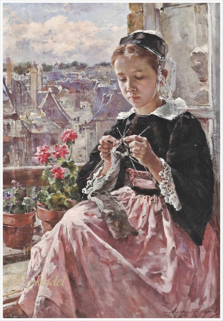 1. Мари Эме Лукас-Робике (1858–1959). Изображение: ru-knitting.livejournal.com