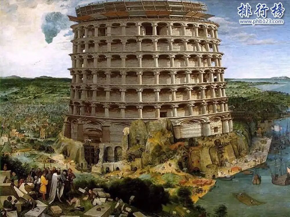 Почему вавилонская башня. Вавилонская башня. Достроенная Вавилонская башня. Босх Вавилонская башня. Боттичелли Вавилонская башня.