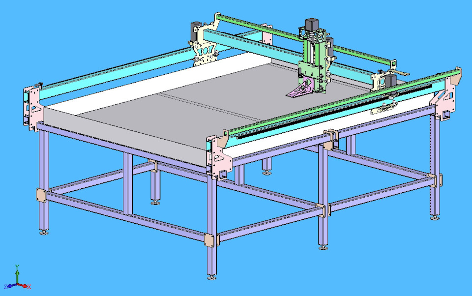 3D-модель будущего станка 