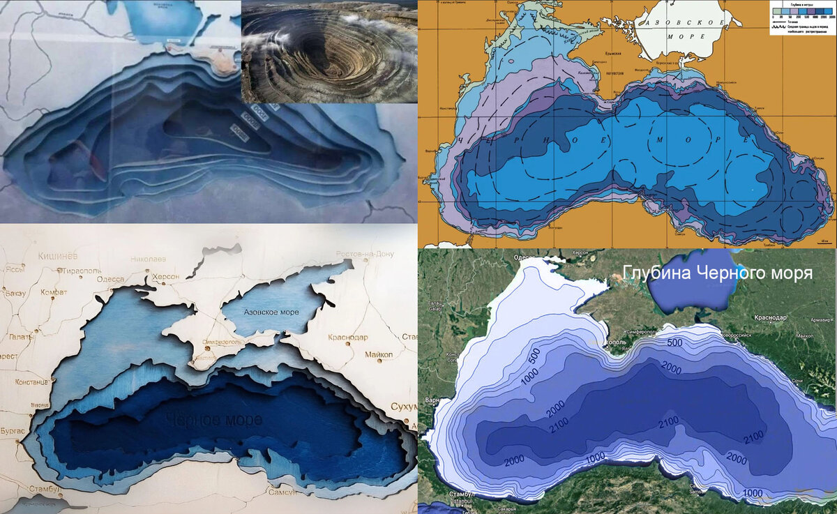 Дно черного моря без воды