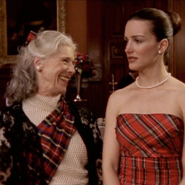 Френсис Стернхаген и Кристин Дэвис в сериале "Секс в большом городе"