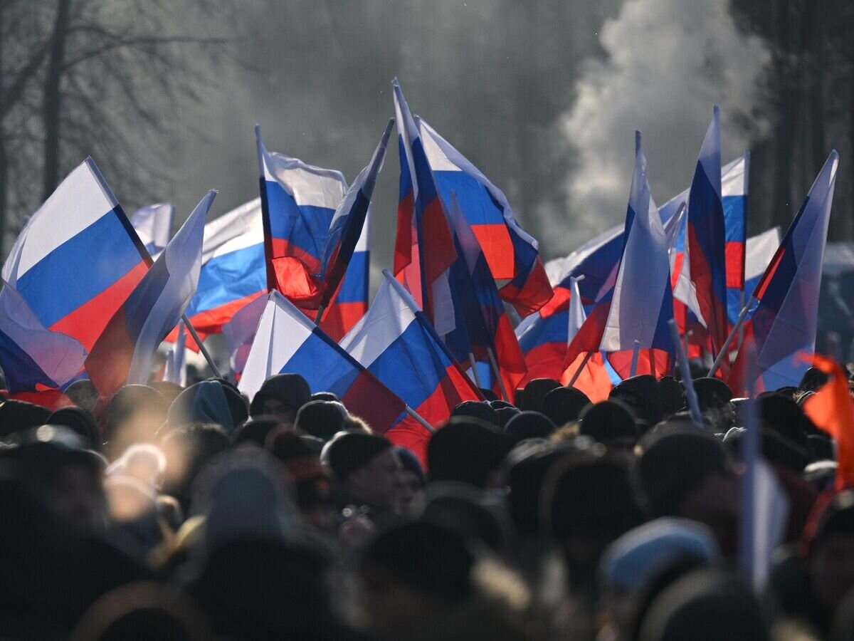    Митинг-концерт "Слава защитникам Отечества!" в Москве© РИА Новости / Рамиль Ситдиков