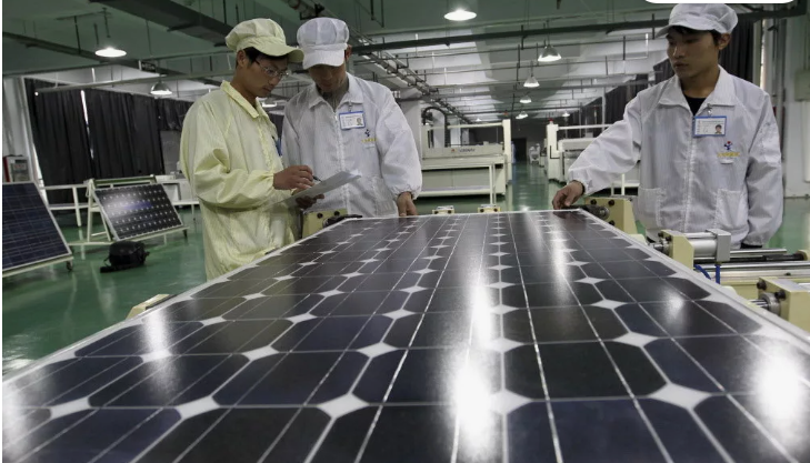 Производство солнечных панелей в Китае (фото с сайта one-sun.ru)