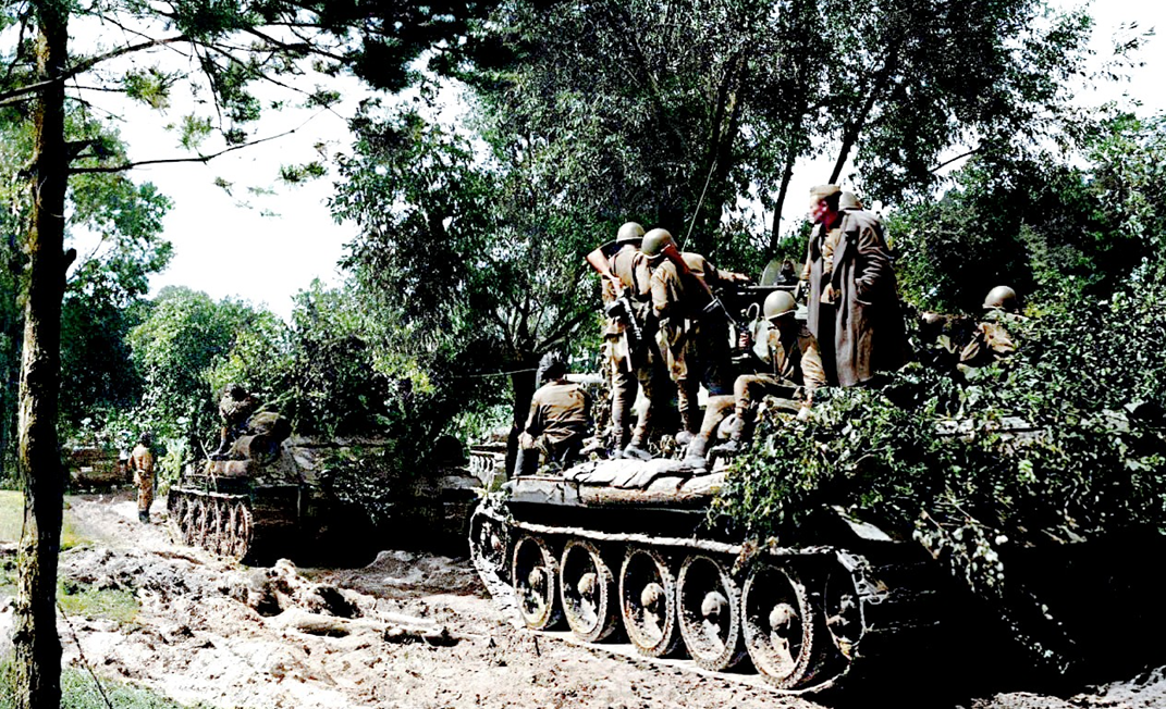 Советские танки в Польше, 1944 г.