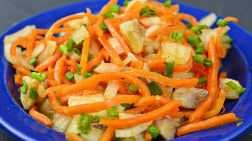 Ингредиенты для «Салат с корейской морковью и сельдью»: