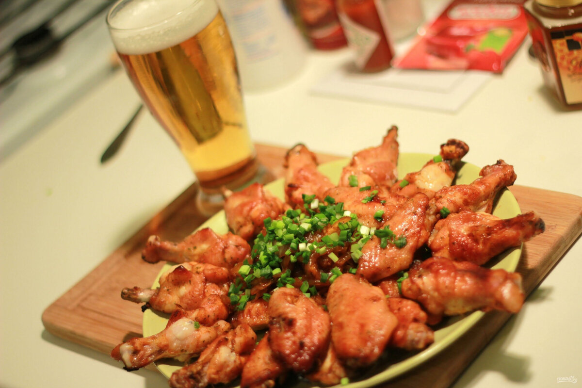 крылья в пиве к пиву зачет