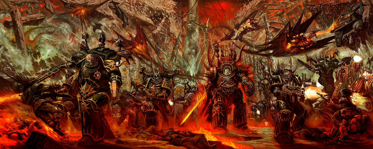 13 крестовый поход. Абаддон Разоритель Warhammer 40.000. Чёрный Легион Warhammer 40000 арт. Вархаммер 40000 крестовый поход. 13 ЧКП вархаммер.