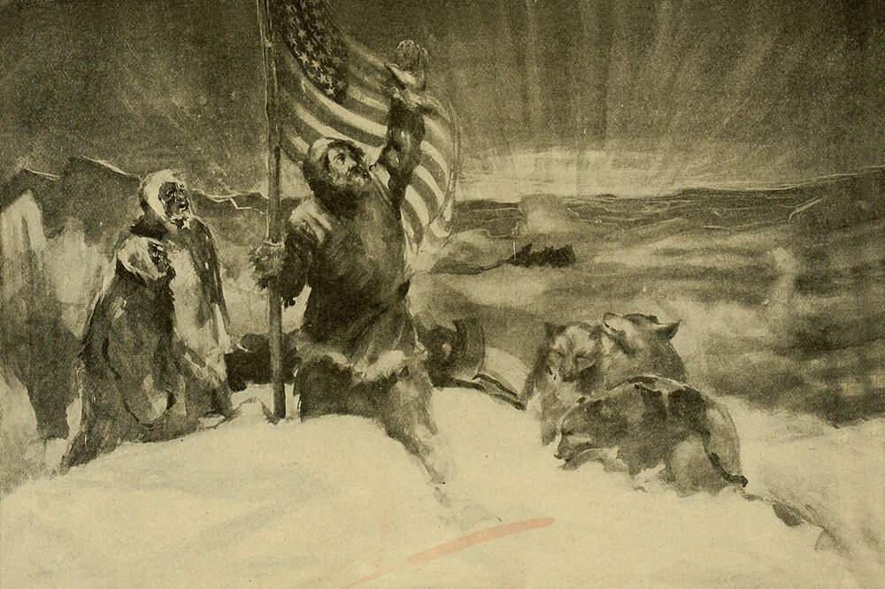     Фото: Wikipedia.org Открытие Северного Полюса Фредериком Куком 21 апреля 1908 г.