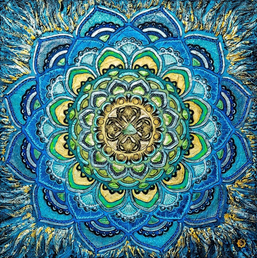 Мандала Елены Карловой "Удачи и привлечения денежной энергии"