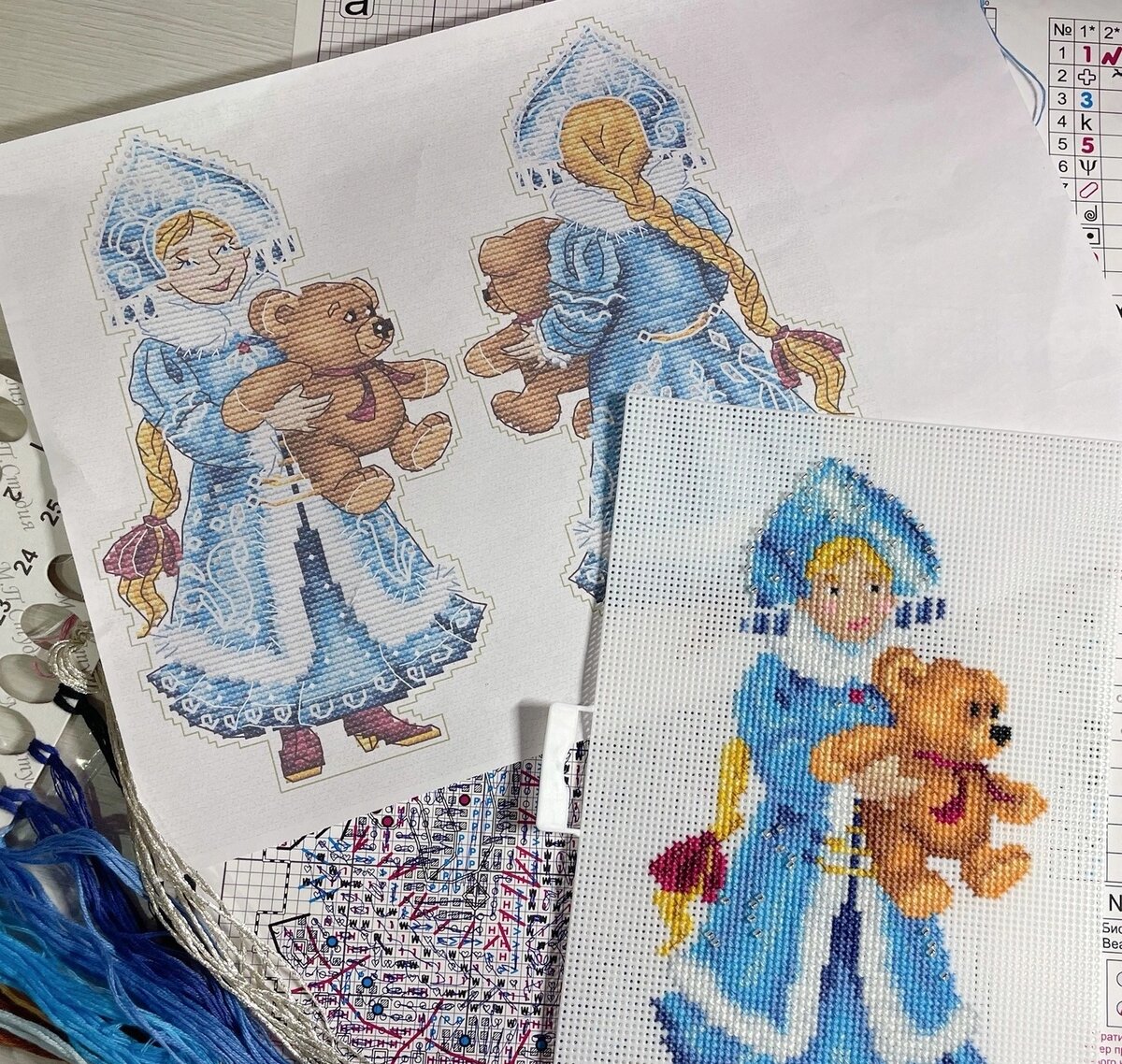 Жар-птица» Р-944 «Снегурочка с мишкой» 