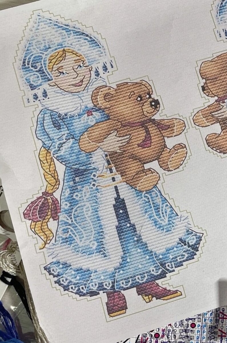 Жар-птица» Р-944 «Снегурочка с мишкой» 