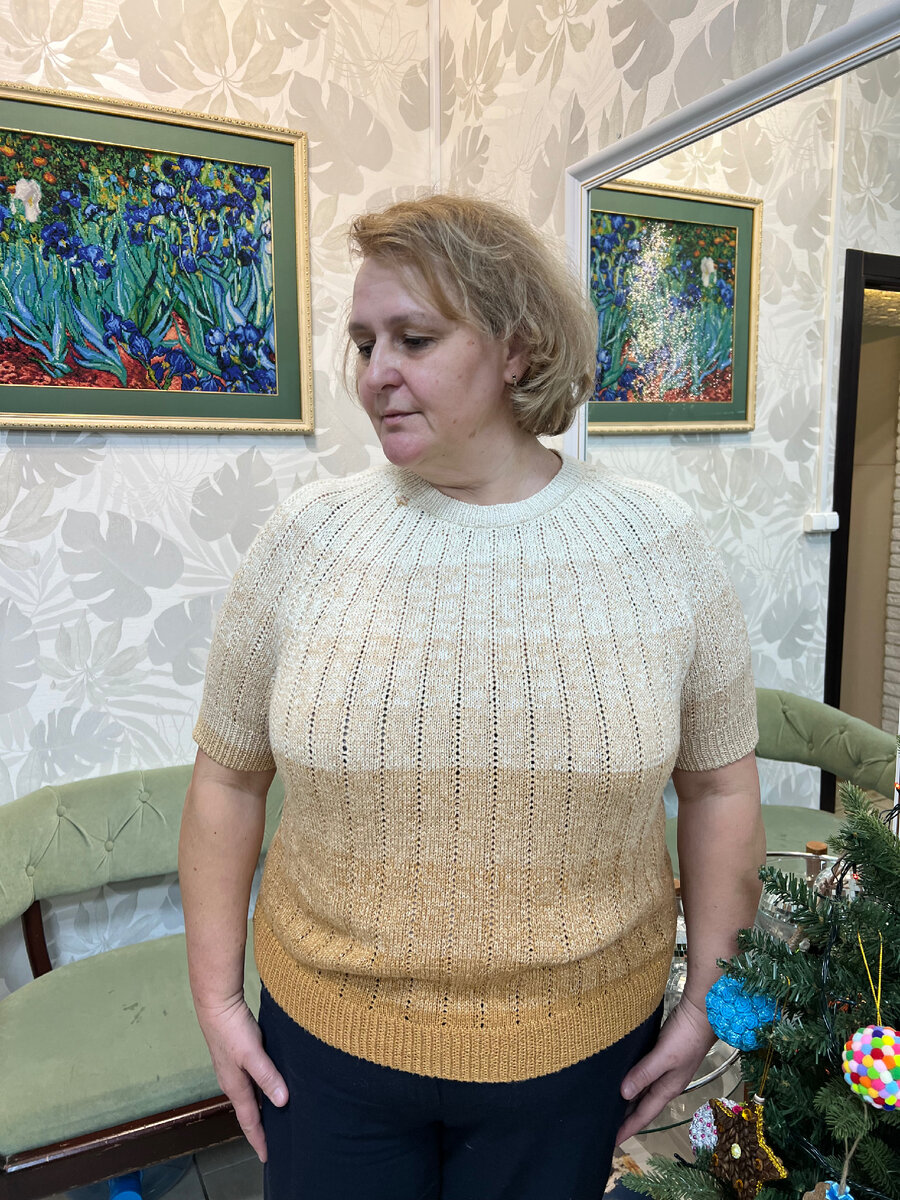 Это летний вариант- топ