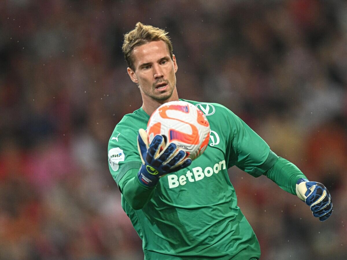    Вратарь ФК "Динамо" Антон Шунин© РИА Новости / Григорий Сысоев