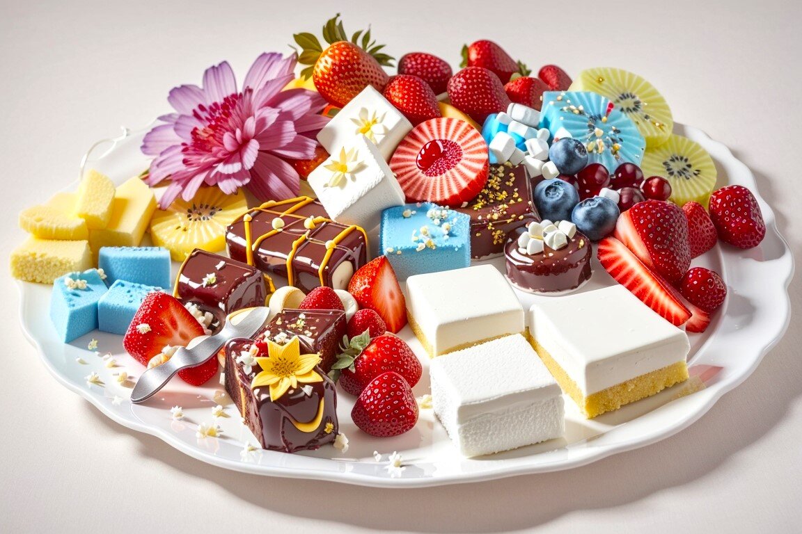 тарелка сладостей