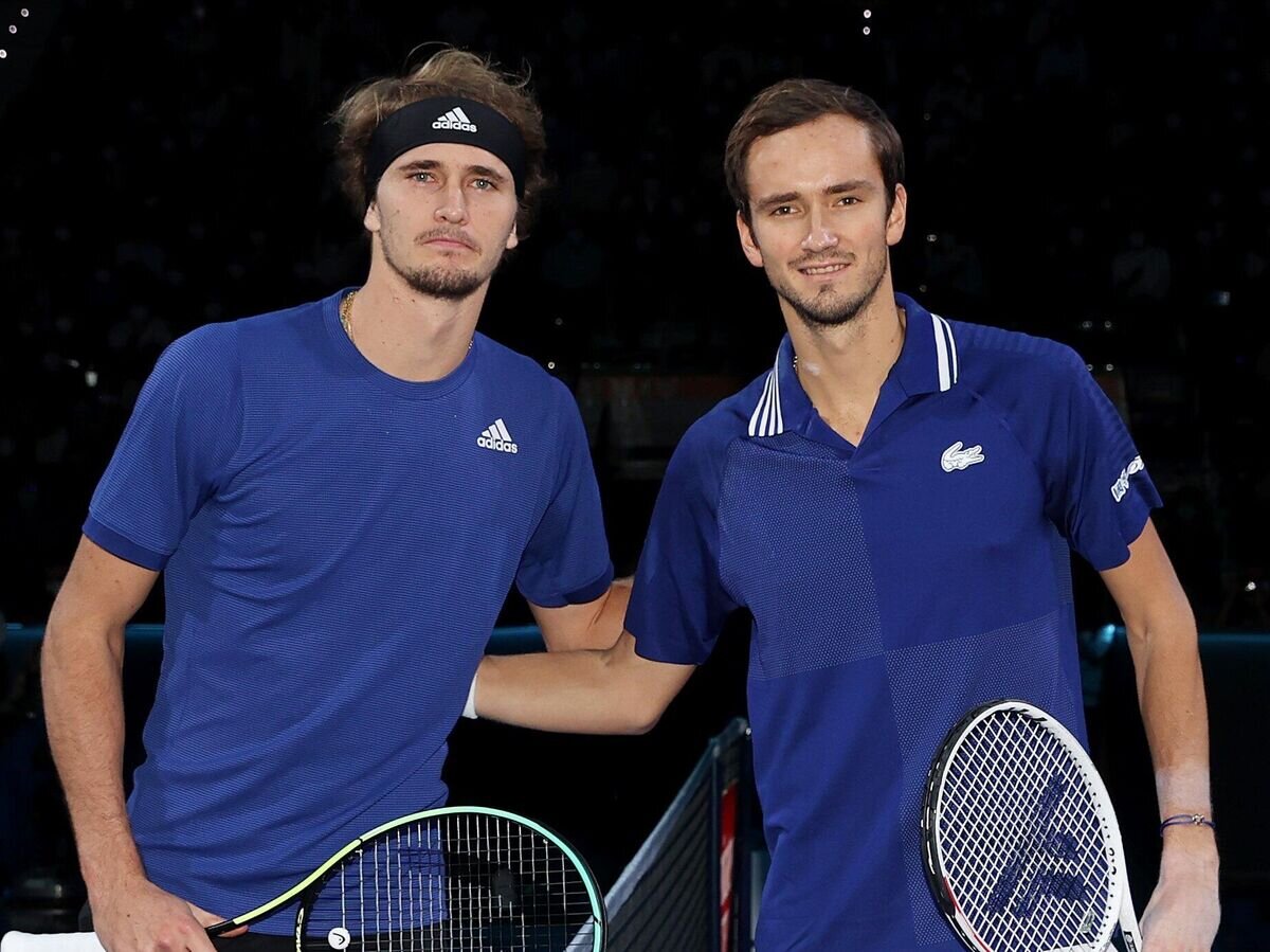    Теннисисты Александр Зверев и Даниил Медведев© Фото : Пресс-служба ATP
