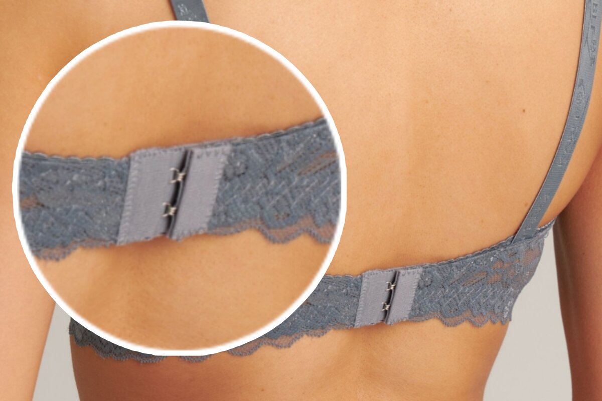 Надеюсь, видно 👌 посмотрите любое бюджетное белье в магазинах а-ля все по 500, на али или маркетплейсах, там все застежки такие, а то и более рыхлый зигзаг