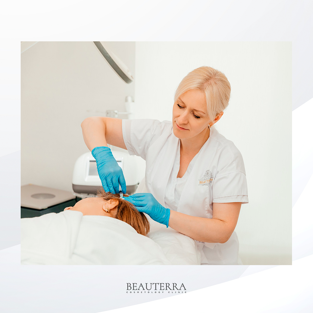 Мезотерапия кожи головы в косметологической клинике BEAUTERRA