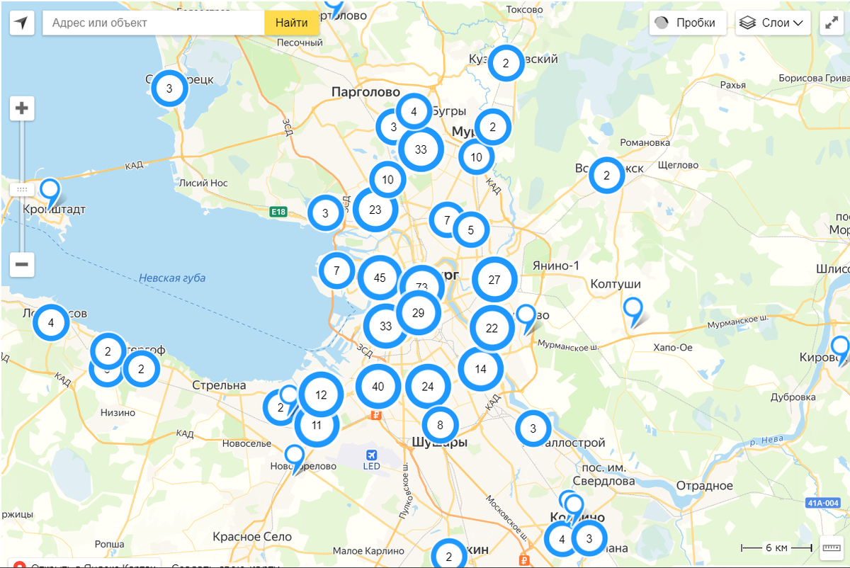 Карта секондов