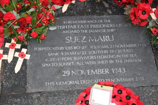 мемориал погибших на "Суэц Мару" в британской деревушке Алривес (https://www.iwm.org.uk)