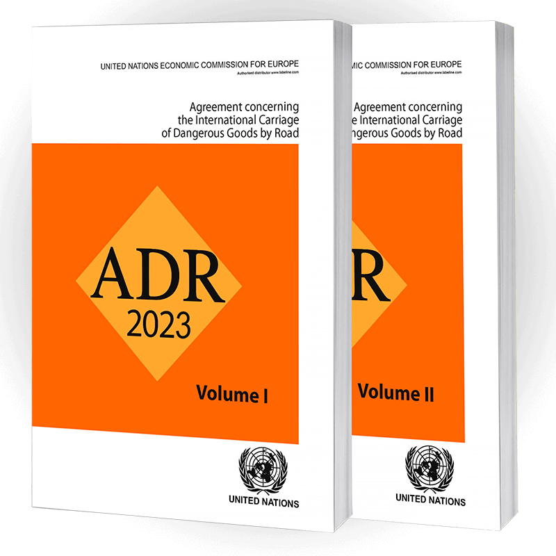 ДОПОГ 2023 (Соглашение о международной дорожной перевозке опасных грузов) в двух томах.