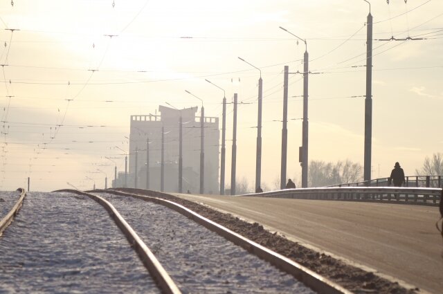    Открытие движение по мосту на пр. Ленина Фото:  АиФ/ Виктор Крутов