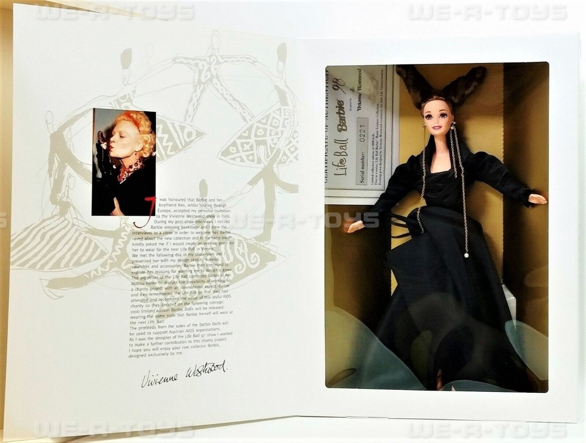 1998 Vivienne Westwood Life Ball Barbie Doll, Mattel 