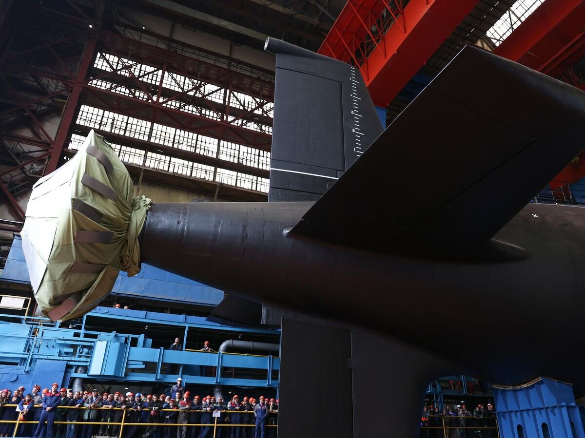    Атомная подводная лодка "Красноярск"© РИА Новости / Павел Львов