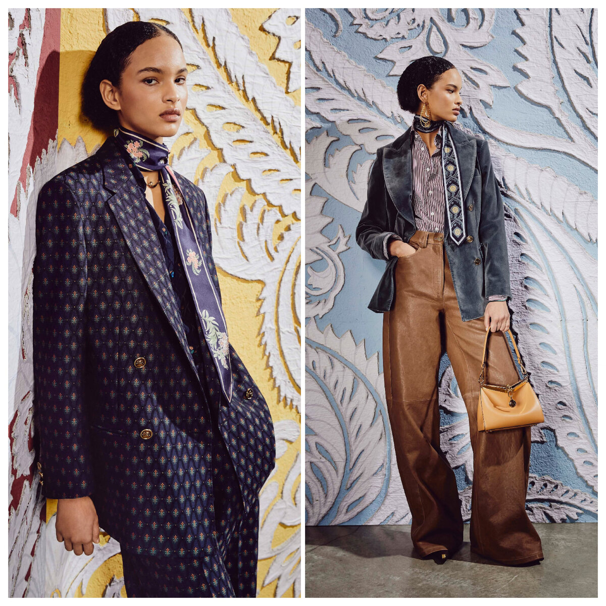 фото Vogue Ranway, коллекция Etro 2024, коллаж составлен автором