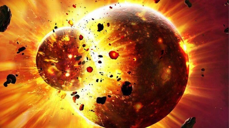 Обычно процесс формирования планет происходит весьма бурно