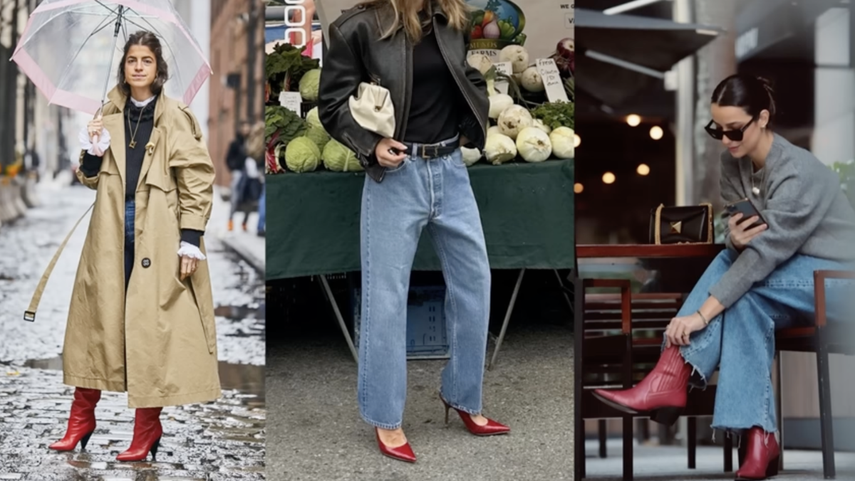 Акцент красного в образах 