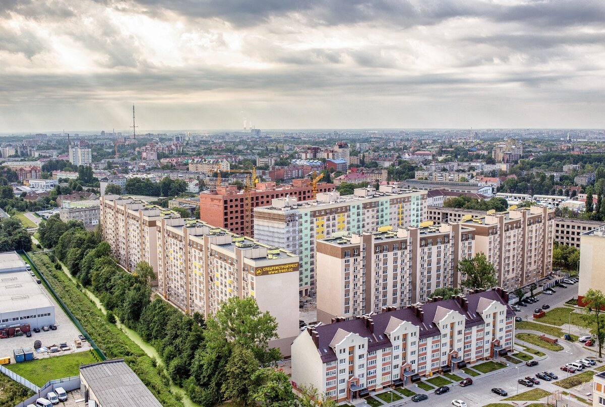 Типовая застройка в Центральном районе