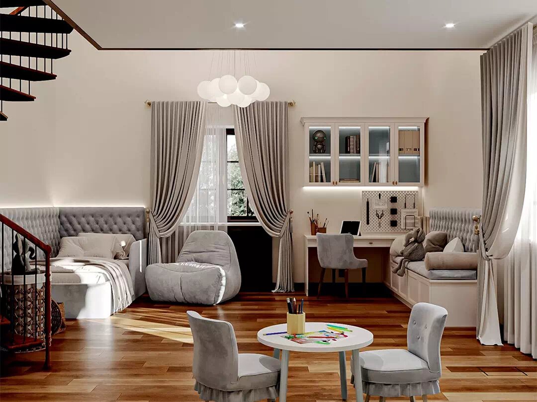 Пространство для учебы и отдыха фото 1