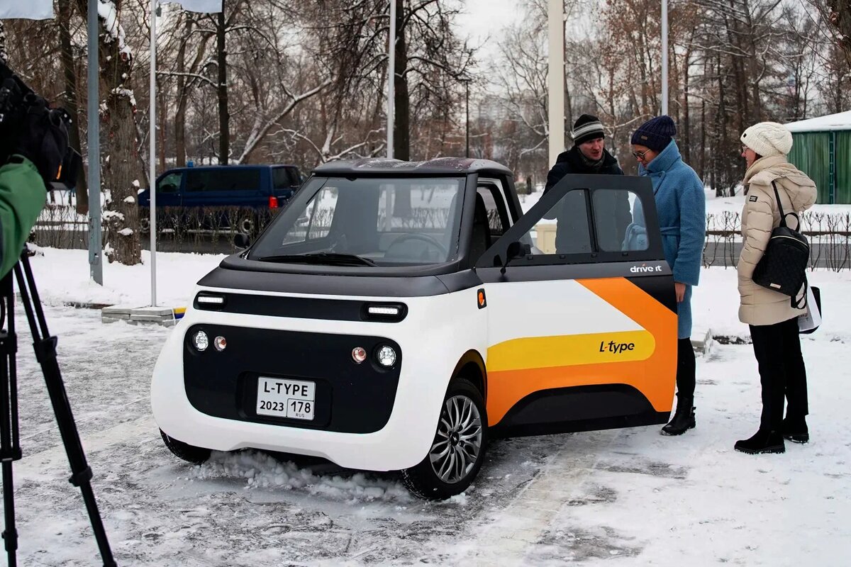 Российский Smart: на ВДНХ показали секретный отечественный электромобиль  L-Type | www1.ru | Дзен