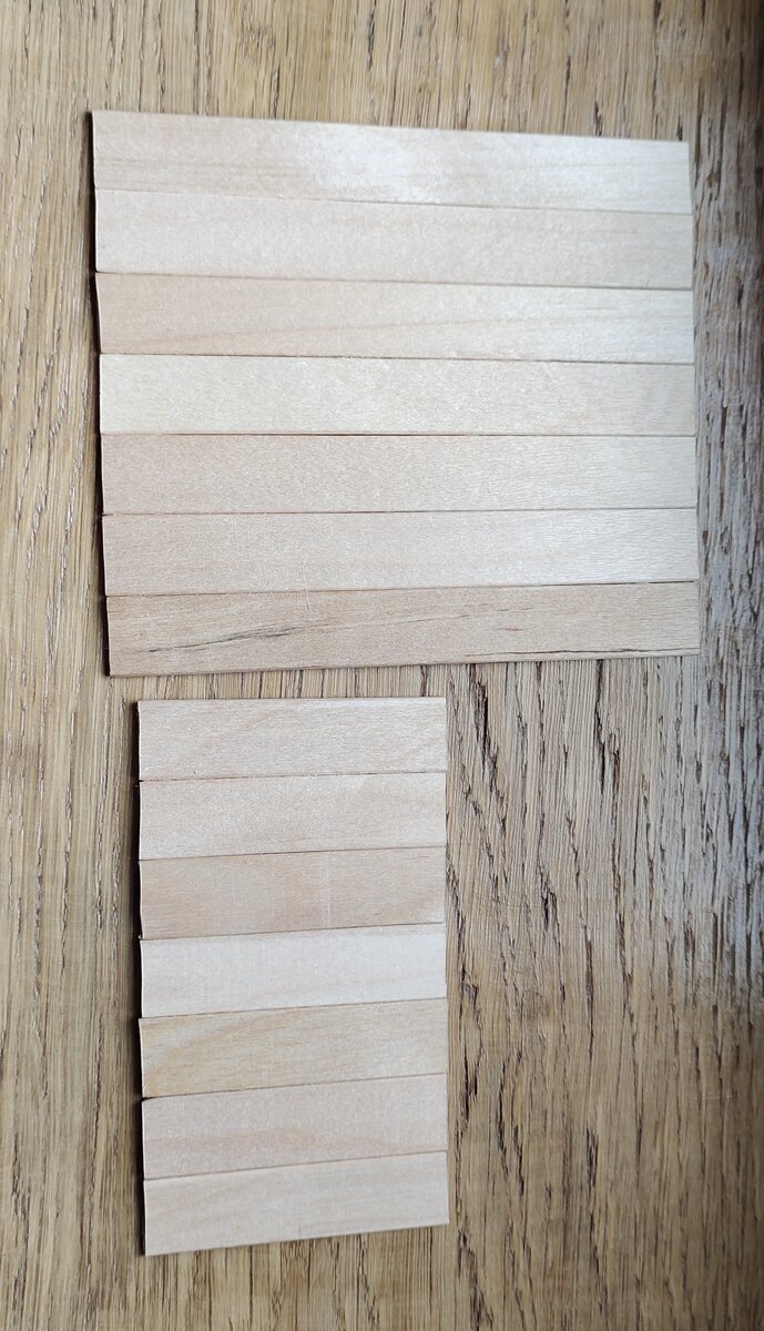 Обрезаю шпатели с концов.