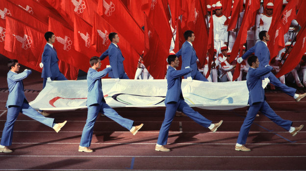 19 июля 1980 года. Москва. Церемония открытия Олимпиады. Фото Сергей Киврин, архив «СЭ»