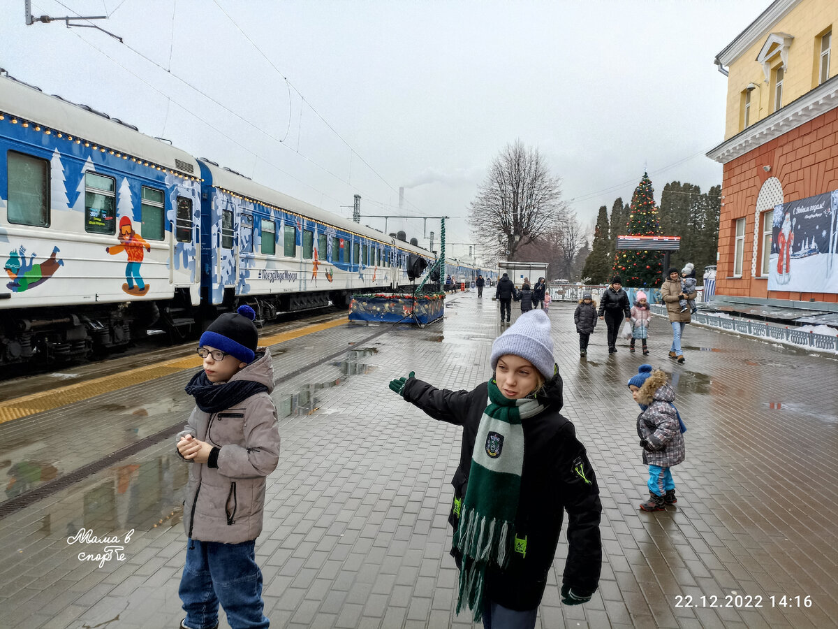 Поезд Деда Мороза в Орле. 