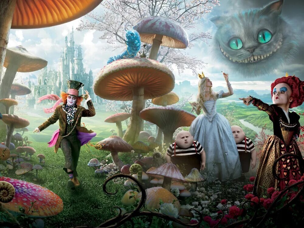 Алиса в Стране чудес. Изображение взято из открытых источников