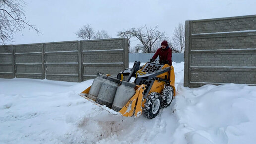 Работа на погрузчике! Конец ручного труда! Ремонт в доме! Наша ферма ...