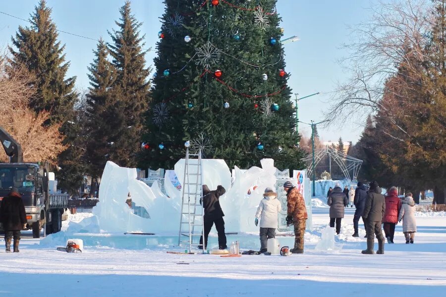 Изготовление ледовых композиций в Бийске Сергей Кулыгин, "БР"   📷