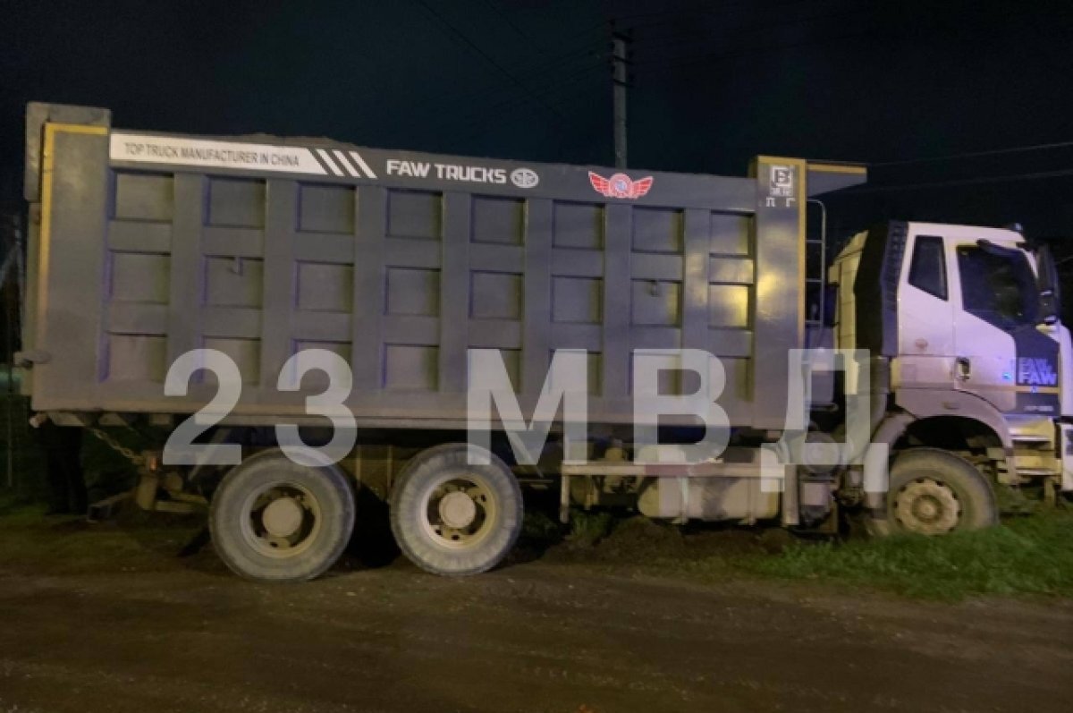    В станице Динской Краснодарского края фура насмерть задавила мальчика