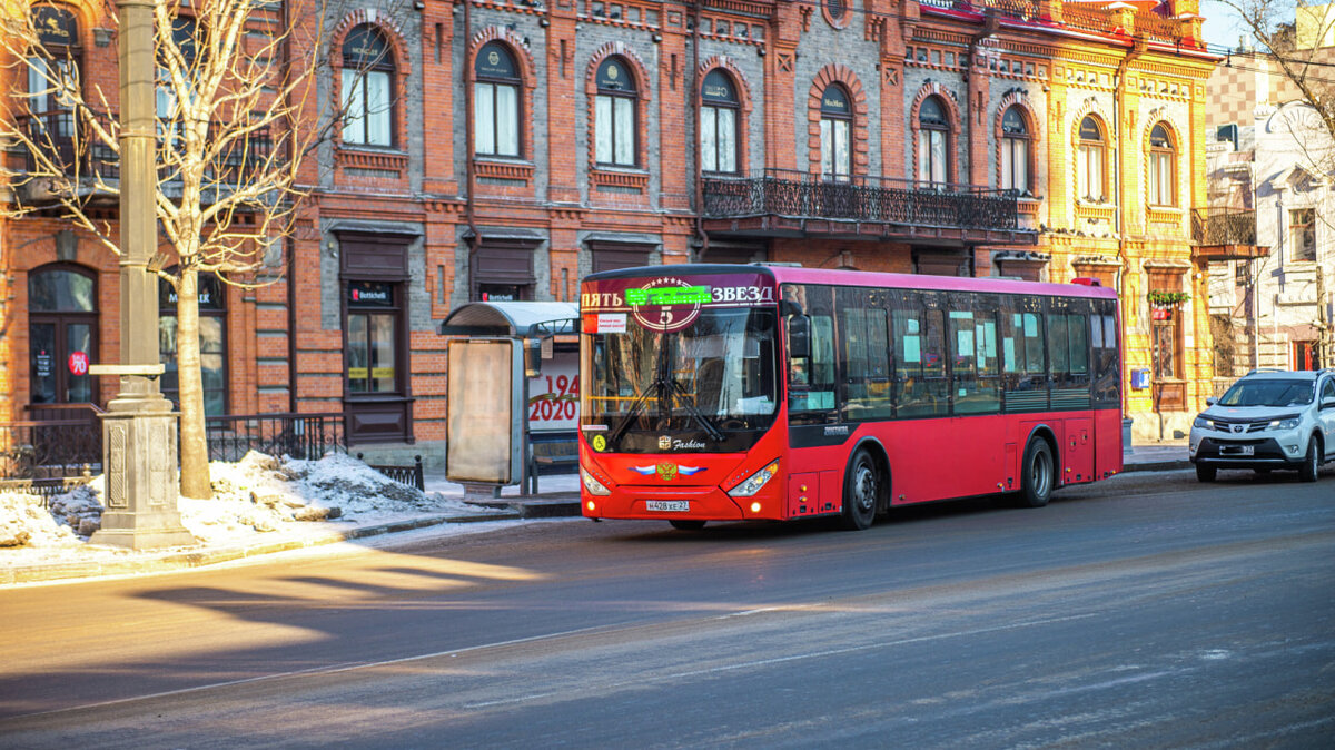 Автобус хабаровск фото