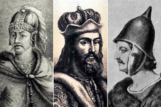 Князья Олег, Ярополк, Владимир. Источник: istorio.net
