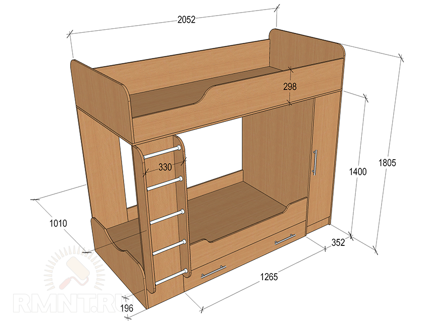 Создаем наполнение шкафа – используем каждый сантиметр