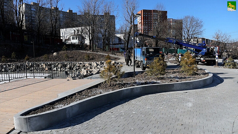 Озеро на Сафонова во Владивостоке