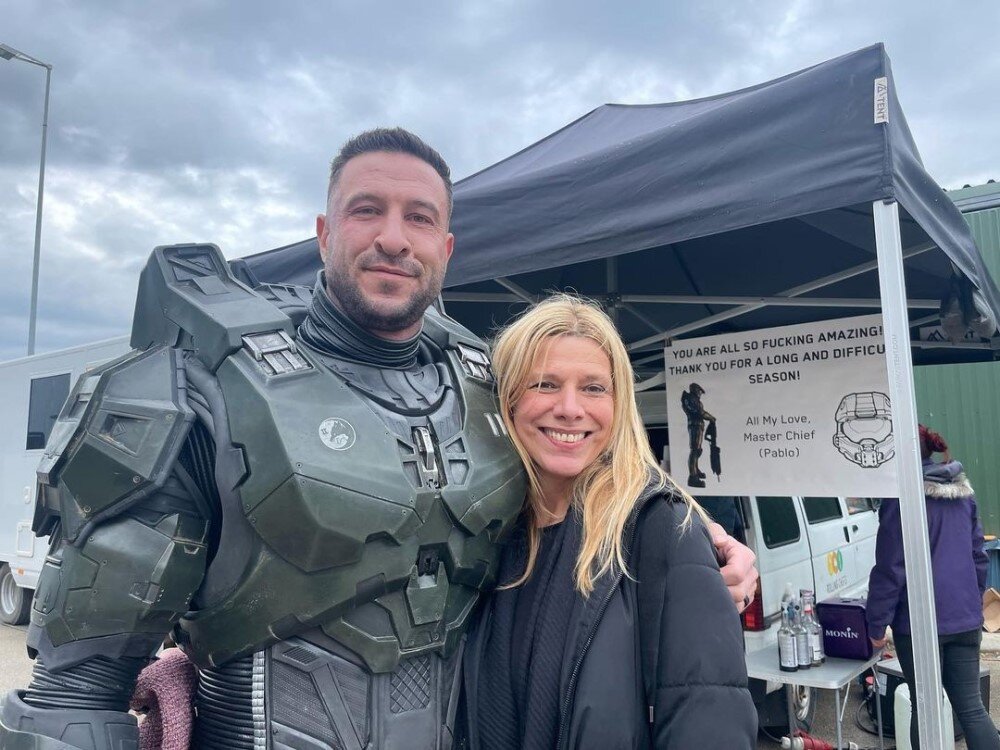     Кадр со съемок 2 сезона сериала «Halo» (2024) / Фото: Instagram*/officialpabloschreiber/ *соцсеть признана в России экстремистской и запрещена