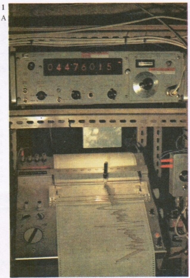 Различная измерительная техника дает разную степень точности. Точность лабораторного самописца (А, внизу) не выше 1 : 100. Аналитические весы (Б) обеспечивают точность 1 : 10⁶, а счетчик частоты (А, вверху)-1 : 10⁸. Оба последних прибора имеют индикаторы, с которых можно считывать показания. Откалибровать с такой точностью измерительный прибор со стрелкой невозможно. Прибор В измеряет малые расстояния по изменению потока воздуха и узком зазоре между пластинами; его точность 1 : 10⁹ - почти предельная для современного уровня развития техники (лазерный измеритель расстояний работает с точностью почти 1 : 10¹¹). Точность микрометра в 10 млн. раз меньше.