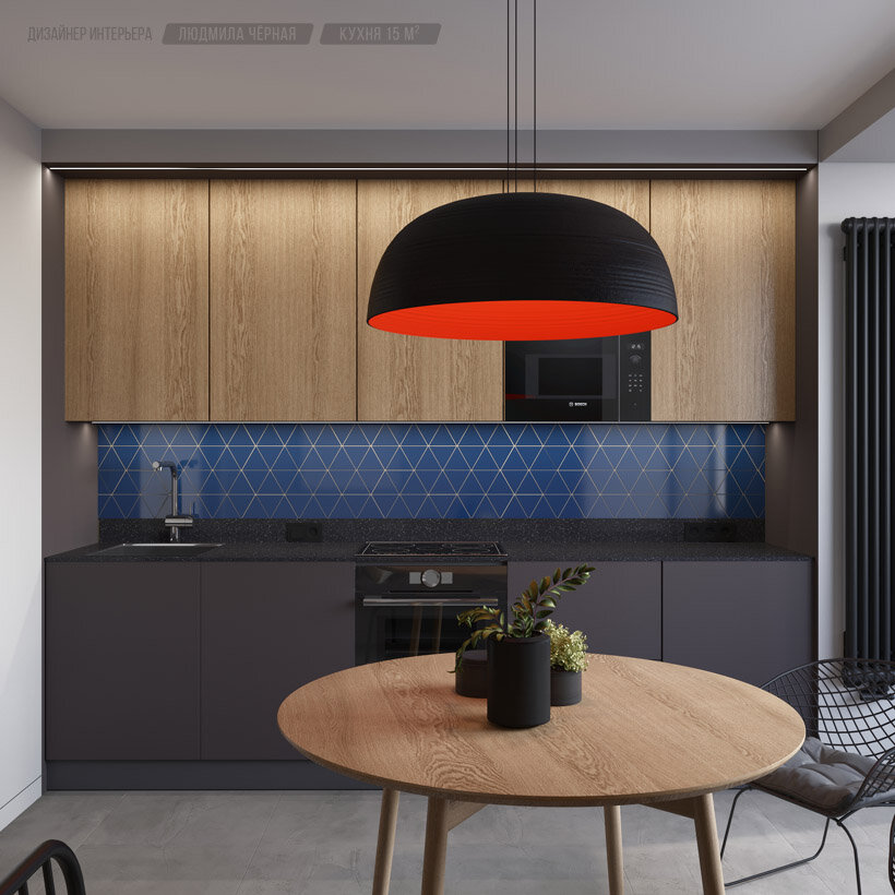 интерьер современной кухни - дизайнер интерьера Людмила Черная
