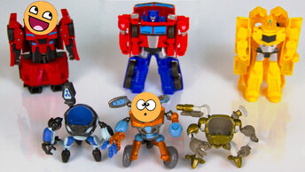 Мультик Автоботы Трансформеры и бронекостюмы! Видео с игрушками для детей.