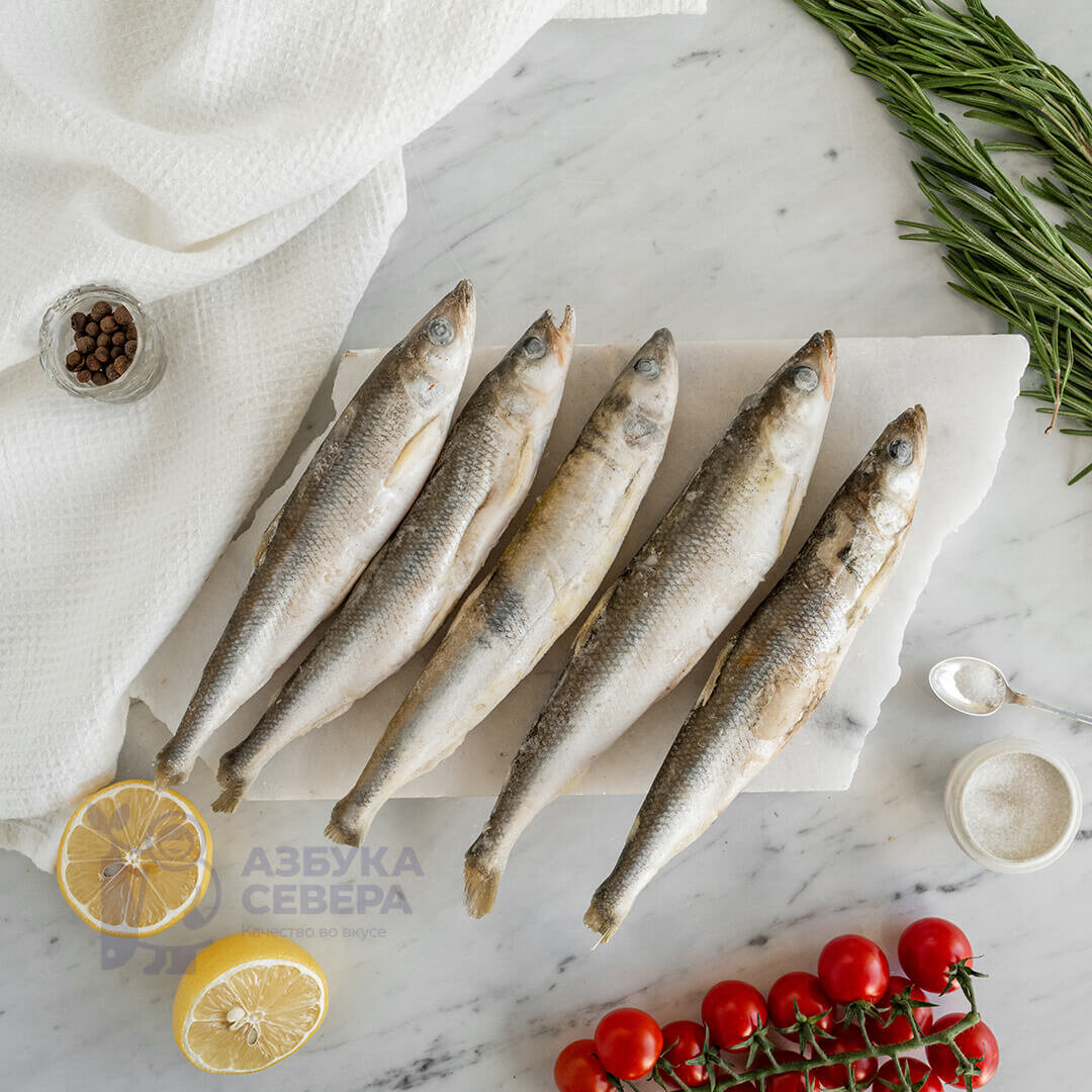Корюшка арктическая свежемороженая от "Азбуки Севера"