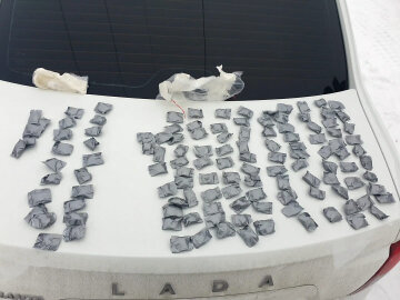    В Сургутском районе полицейскими задержали мужчину с наркотиком